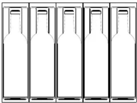 BLAUPUNKT 5WS614FF0 - ESTANTES PARA BOTELLAS Y ALMACENAMIENTO - 1