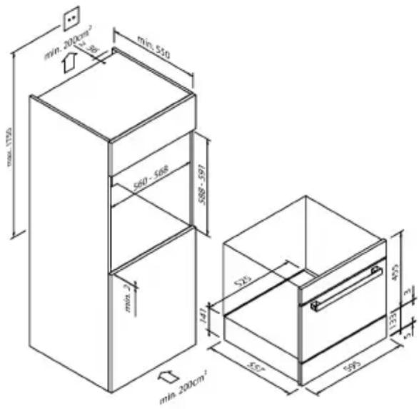 BLAUPUNKT 5WS614FF0 - INSTRUKTIONER FOR FULDT INTEGRERET SOKKELINDBYGNING - 1