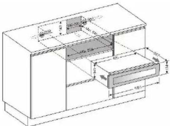 BLAUPUNKT 5WS614FF0 - TIROIR ENCASTRÉ - INSTRUCTIONS - 1