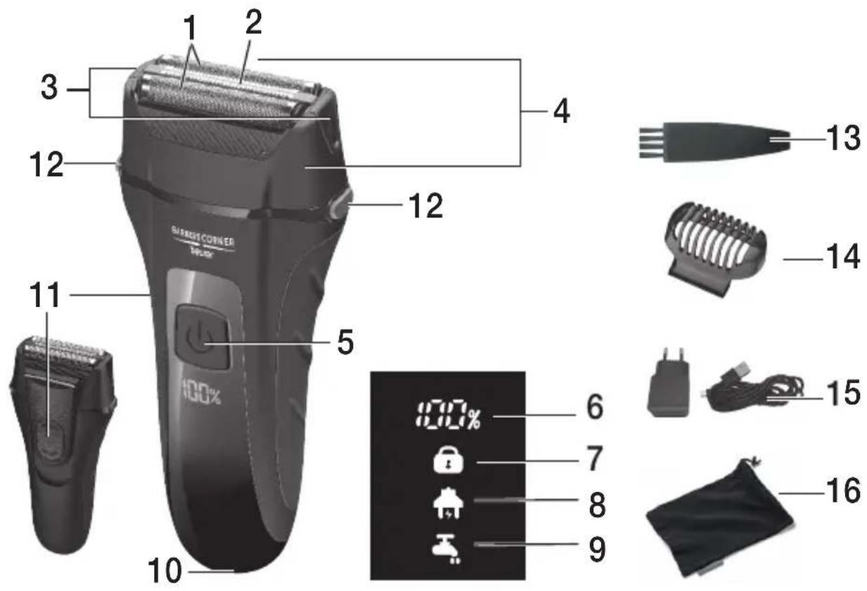 BEURER HR 7000 - Descripción del aparato - 1