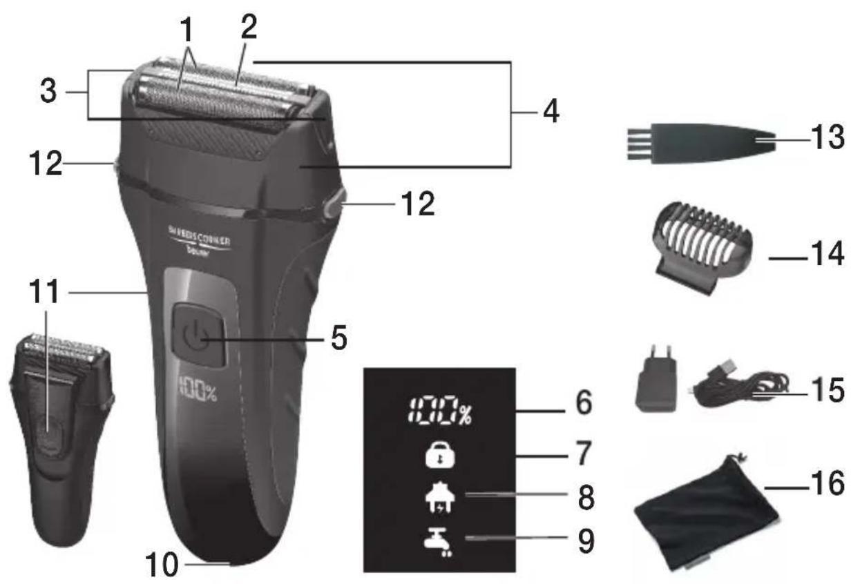 BEURER HR 7000 - Описание прибора - 1