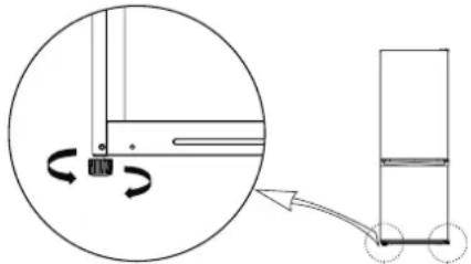 IKEA BERGSNÄS 606.078.83 - Nivelación del electrodoméstico - 1