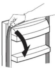 IKEA BERGSNÄS 606.078.83 - Limpieza de las juntas de la puerta - 1