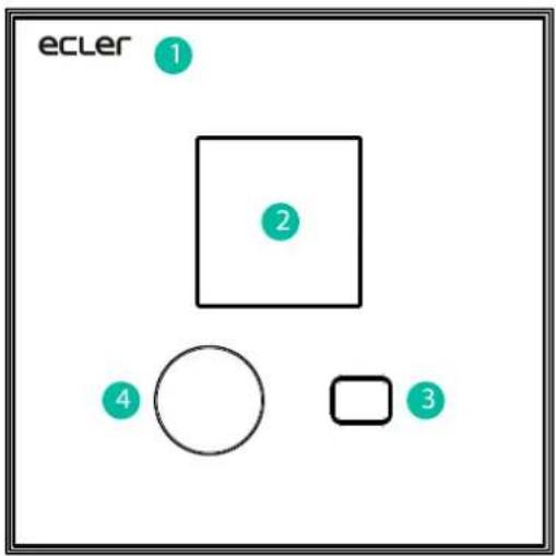 Ecler eMCONTROL1 - FACE AVANT - 1