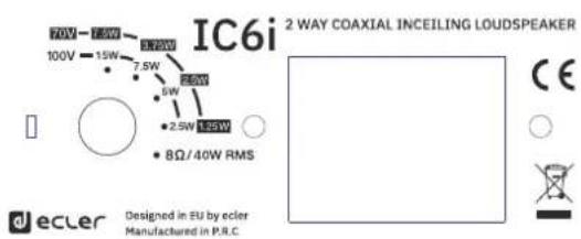 Ecler IC8i - CONNEXIONS - 4