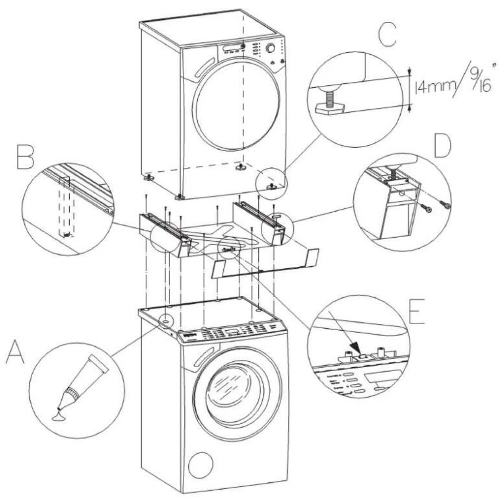 MIELE WTV 417 - Produktgruppe19Umbau-undMontageanweisung 2von16M.-Nr.06958933 - 1