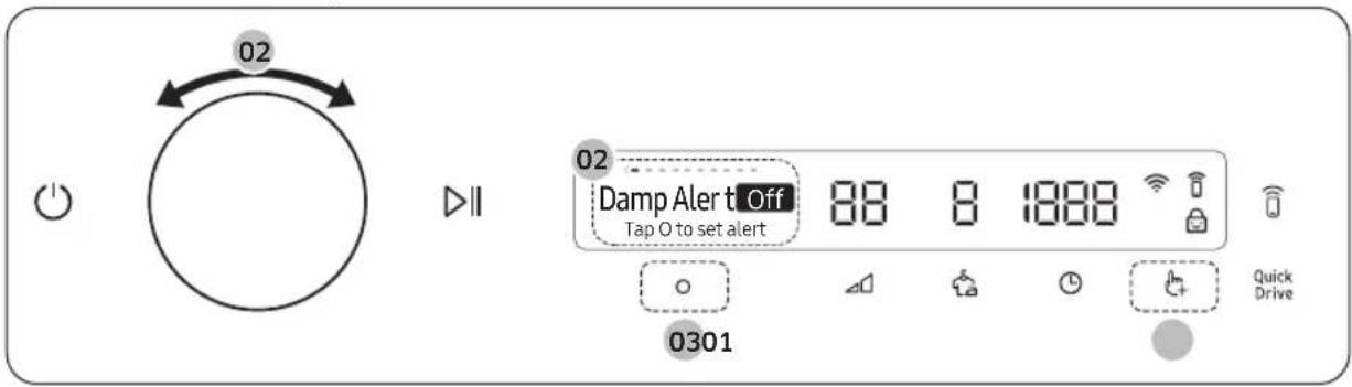 SAMSUNG DV90DG6845HH - Options - 1