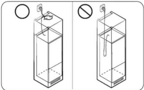 SAMSUNG BRB80F30ADS0 - Considerazione per la posizione della presa e spazio necessario - 2