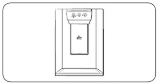 SAMSUNG RH69DG803ES9 - Water/Ice dispenser (applicable models only) - 1