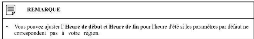 Lorex N92062-M2D6 - Pour régler la date et l'heure : - 3