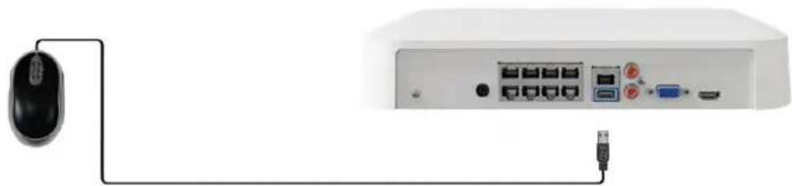 Lorex N92062-M2D6 - ÉTAPE 3 : Connecter la souris - 1