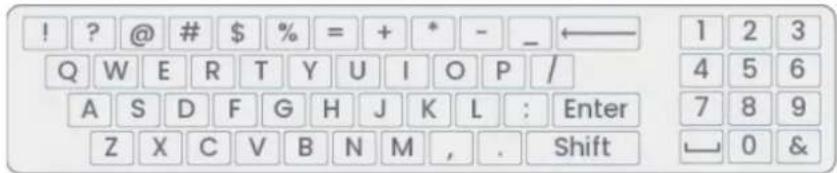 Lorex N92062-M2D6 - Pour utiliser le clavier complet : - 1