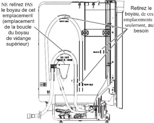 GE GDT550PGRBK - ÉTAPE 14 ÉTAPF 14 RASCORDEMENT DU BOYAU DE VIDANGE - 1