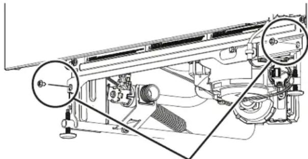 GE GDT550PGRBK - ÉTAPE 19 INSTALLATION DU PANNEAU INFÉRIEUR - 1