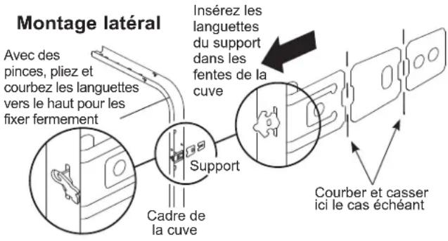GE GDT550PGRBK - ÉTAPE 9 INSTALLATION DES SUPPORTS DE MONTAGE (SUITE) - 1