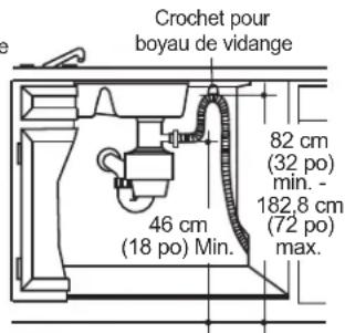 GE GDT550PGRBK - Méthode n° 1 – Coupure anti-refoulement avec raccord en T ou broyeur à déchets - 4
