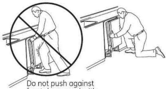 GE GDT550PGRBK - STEP 7 SLIDE DISHWASHER THREE-FOURTHS OF THE WAY INTO CABINET - 1