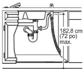 GE GDT550PGRBK - ÉTAPE 14 ÉTAPF 14 RASCORDEMENT DU BOYAU DE VIDANGE - 5