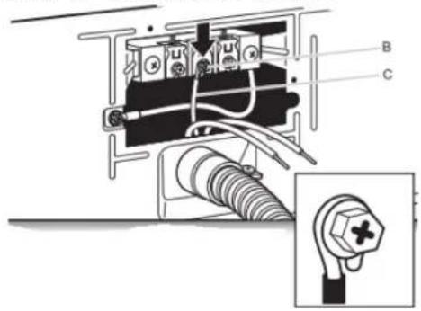 MAYTAG MED6205RSIL - Connecter le conducteur neutre et le conducteur neutre - 5