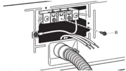 MAYTAG MED6205RSIL - Connecter le conducteur neutre et le conducteur neutre - 3