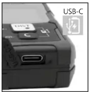 Laserliner LaserRange-Master Gi4 Mini - Utilização do acumulador de iões de lítio - 1