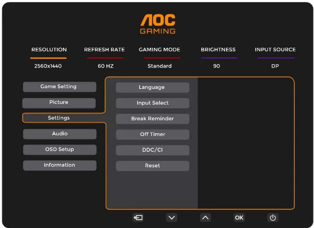 AOC Q27G4XND - Remarques : - 3