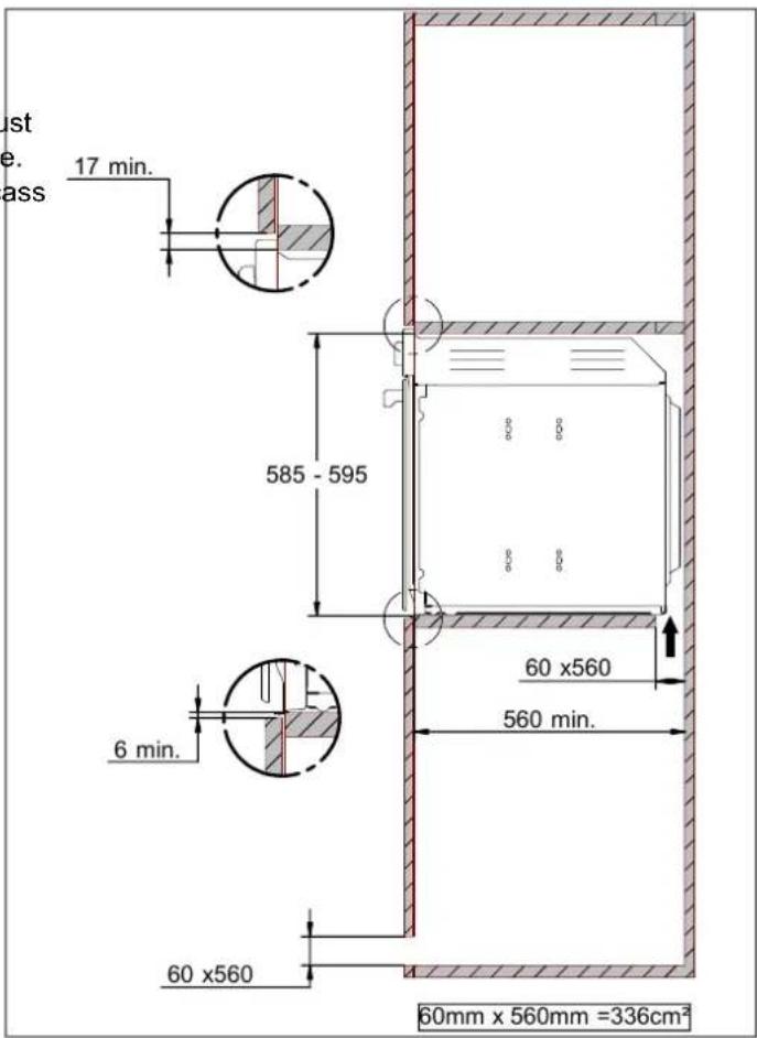 BERTAZZONI FHER6117CTNX3 - INSTALLATION UNDERNEATH A BUILT-IN HOB - 5