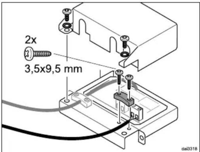 MIELE DSM 408 - Collegare il contatto alla tensione - 1