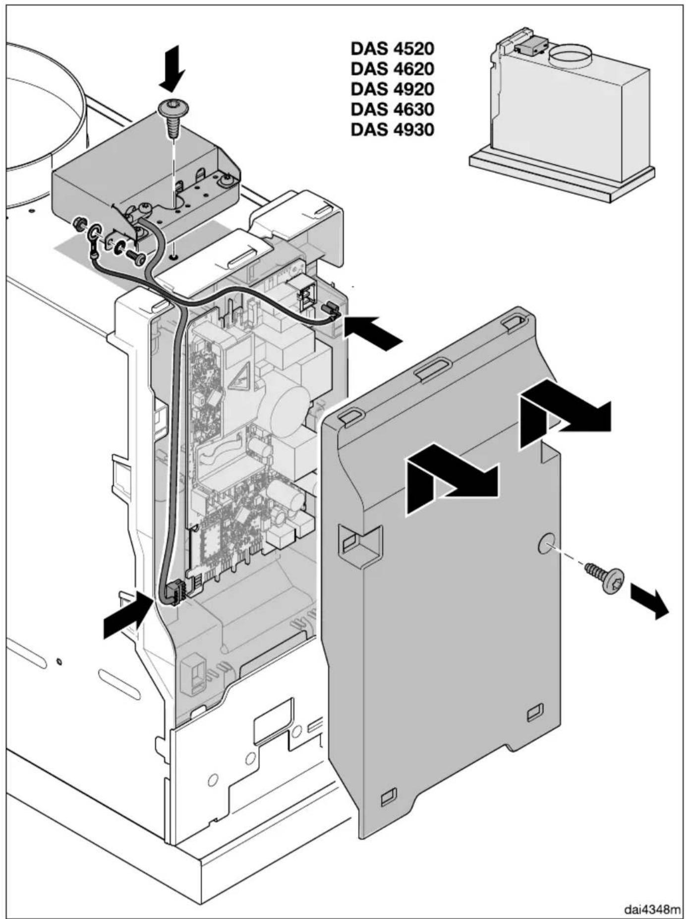 MIELE DSM 408 - Potentiaalvrij contact aansluten - 35