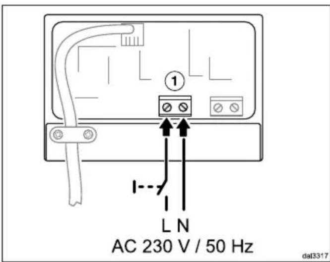 MIELE DSM 408 - Conectar el interruptor de luz - 2