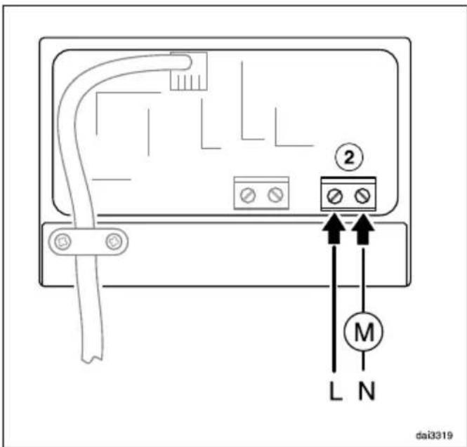 MIELE DSM 408 - Connecting the potential-free contact - 2