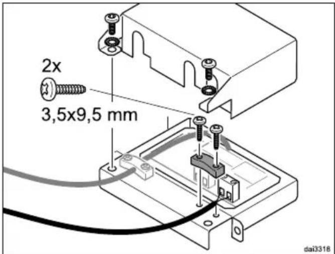 MIELE DSM 408 - Connecting the potential-free contact - 1