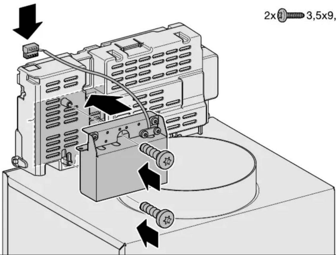 MIELE DSM 408 - Potentiaalvrij contact aansluten - 6