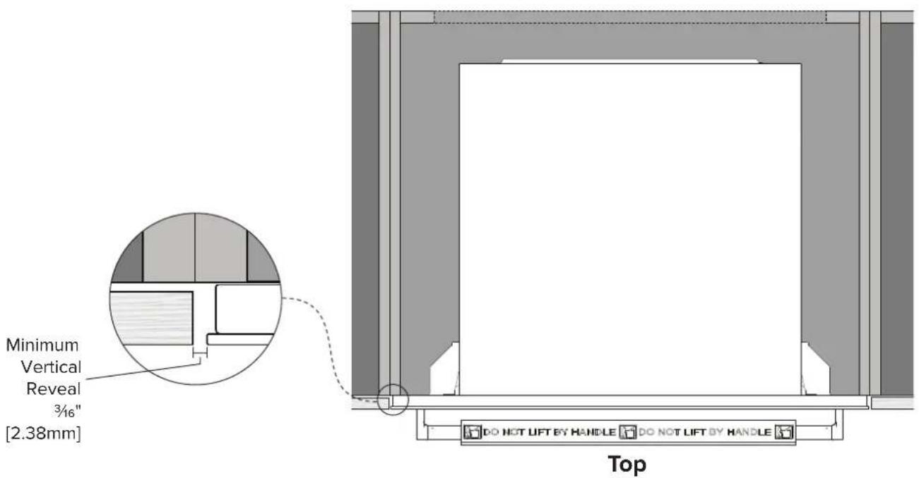 VIKING MVMSP6301BG - Cabinetry Specifications - Standalone - 3