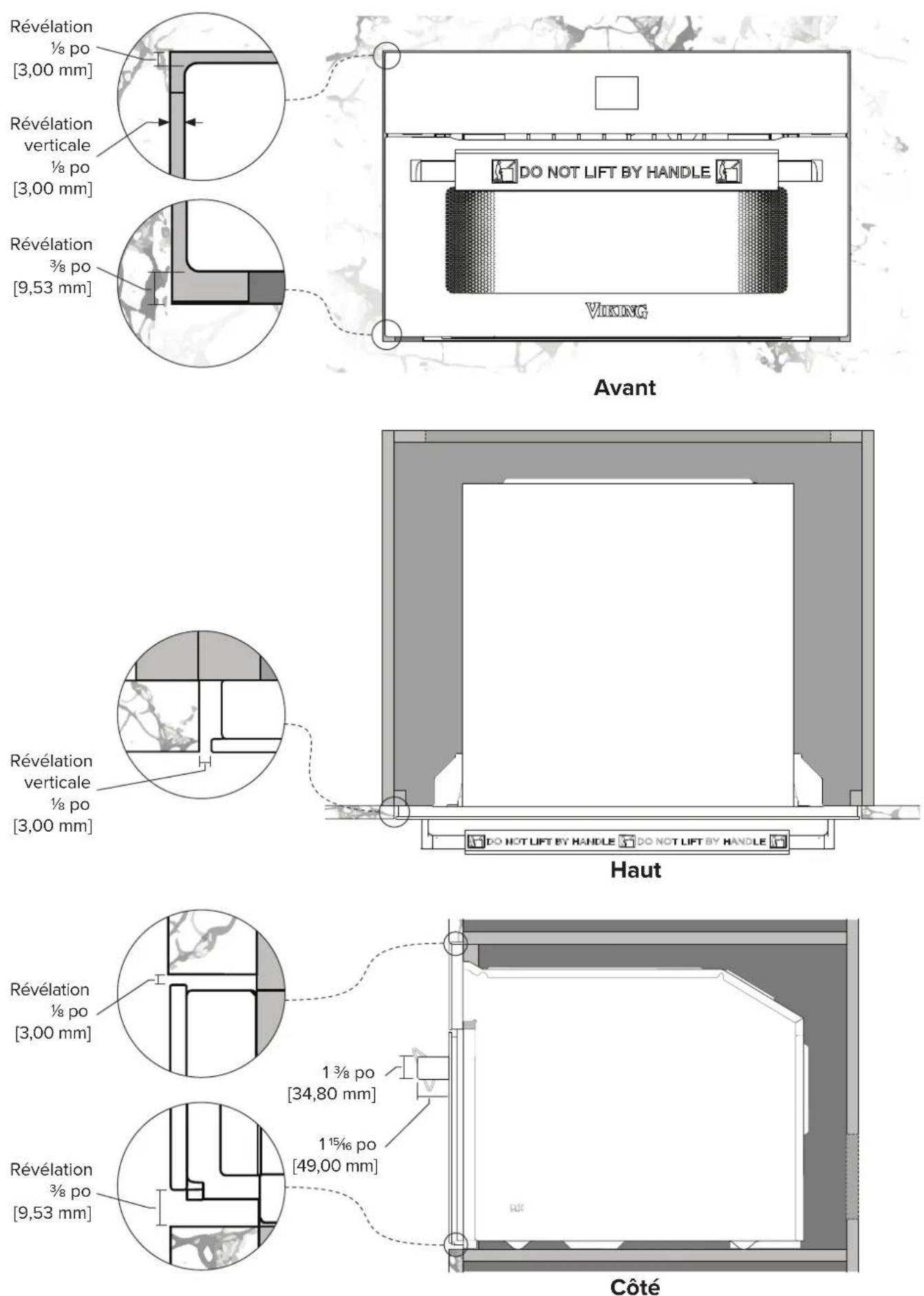 VIKING MVMSP6301BG - Spécifications des armoires - Autonome - 4