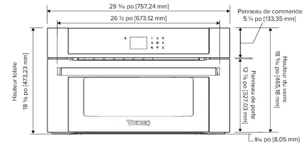 VIKING MVMSP6301BG - Dimensions - 1
