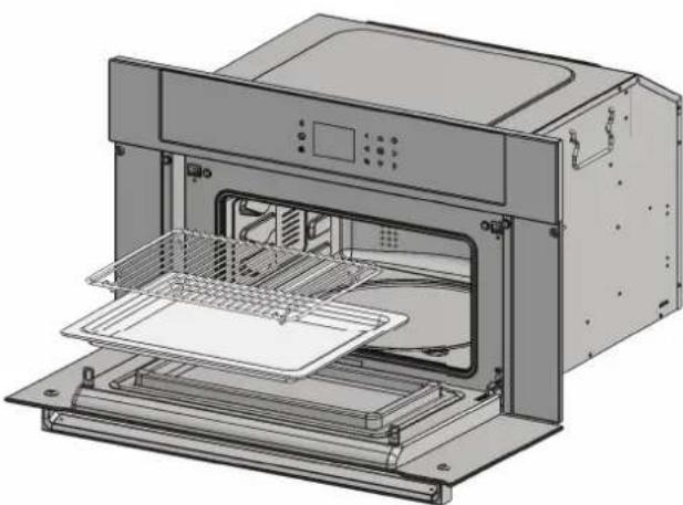 VIKING MVMSP6301BG - Glass Tray and Wire Rack Insert: - 1