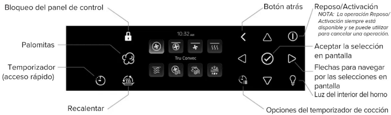 VIKING MVMSP6301BG - Vista general del panel de control - 1