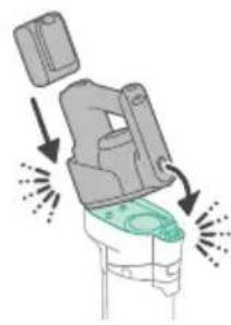 PHILIPS 9000 Series AquaTrio XW9465 - Montaje del conjunto de aspiración y mopa - 1