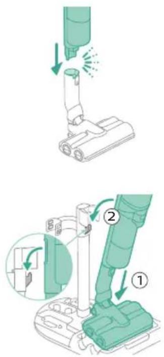 PHILIPS 9000 Series AquaTrio XW9465 - Zusammensetzen des Nass- und Trockensaugers - 2