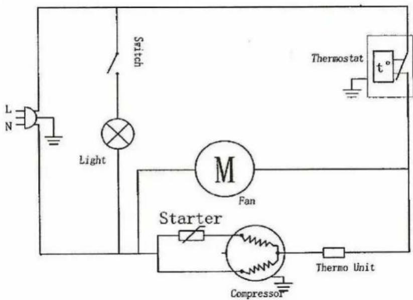 SABER K00AA3314 - WIRING DIAGRAM - 1