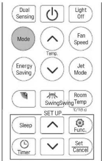 LG W09TI - Modaliteti i ftohjes - 3