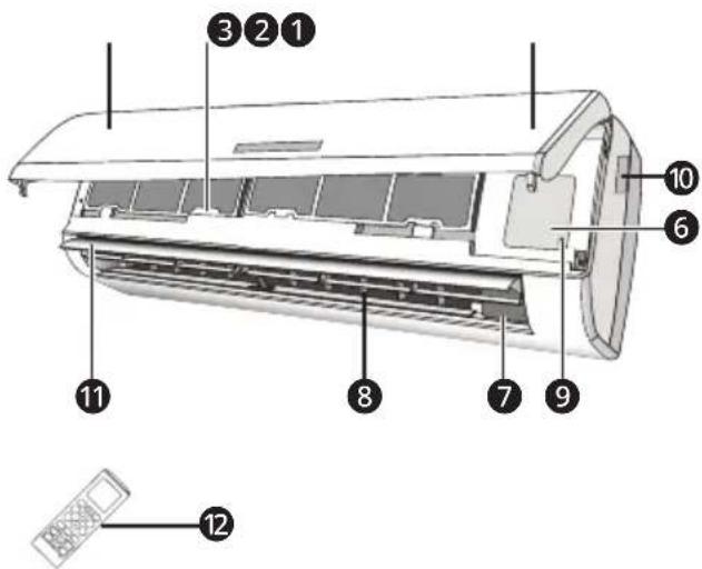 LG W09TI - Внатрешна единица Надворешна единица - 1