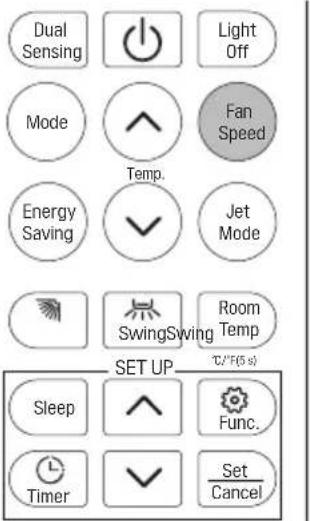 LG W09TI - Velocità del ventilatore - 8
