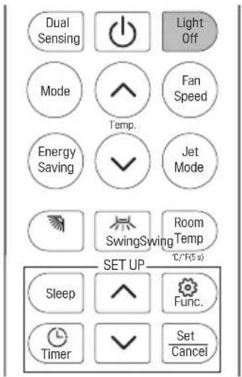 LG W09TI - Hitrost ventilatorja - 2