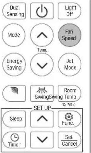 LG W09TI - Viteza ventilatorului - 9