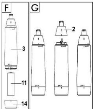 SILVERCREST SMT 3 A1 - FACIAL HAIR TRIMMER - 7