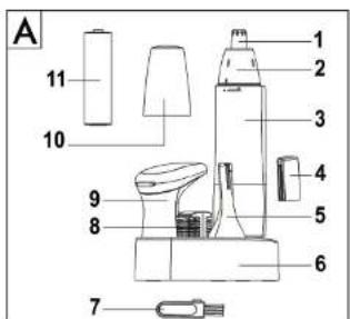 SILVERCREST SMT 3 A1 - FACIAL HAIR TRIMMER - 1