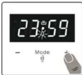 Orima OR-648-IN - Ajuste do tempo do aviso sonoro - 2