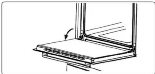 Orima OR-648-IN - Démontage de la porte du four - 1